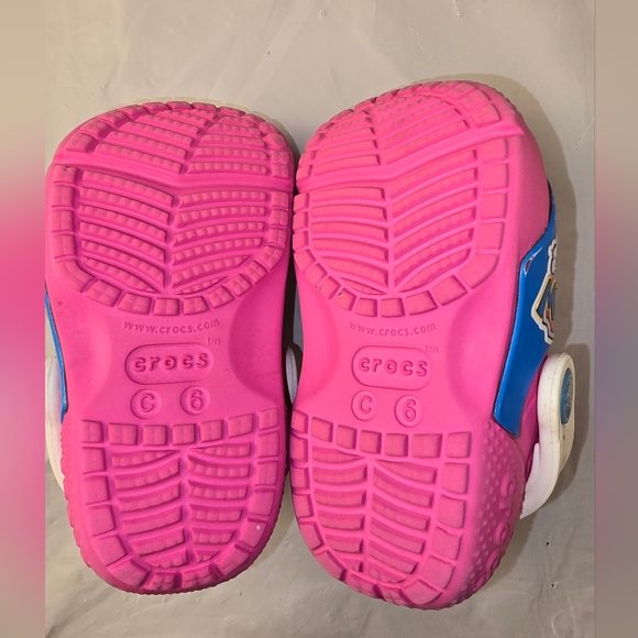 Crocs Paw Patrol Infant Girls Pink Clog Sandals Size C6 (Child 6) - Picture 3 of 5